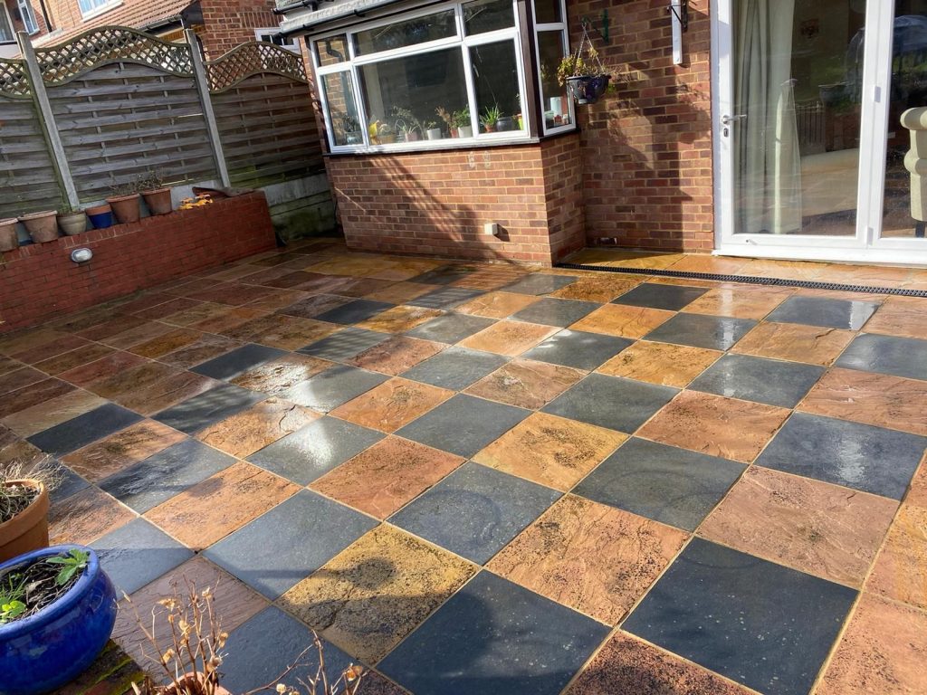 Seamless Patio cleaning from Prestige Bin Cleaning