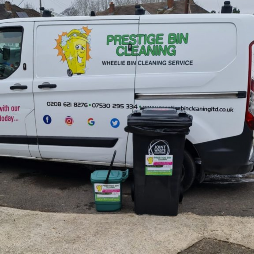 Wheelie bin cleaning in Croydon by Prestige Bin Cleaning