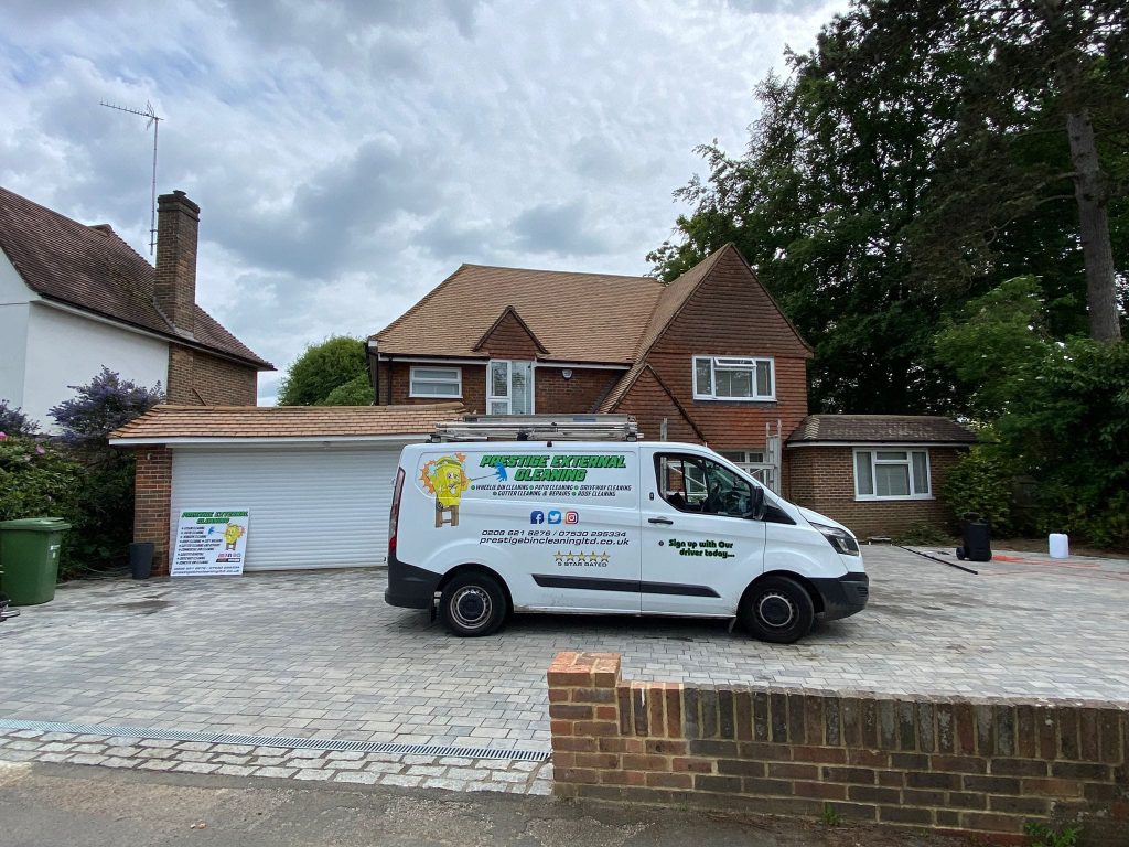 Roof Cleaning Harrow example from Prestige Bin Cleaning