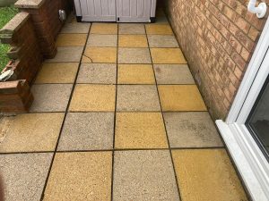 after garden patio cleaning service