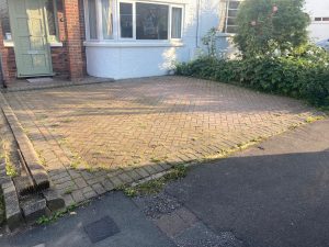 driveway cleaning services before with prestige