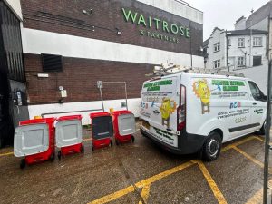 Commercial Bin Cleaning Services at Waitrose by Prestige Bin Cleaning