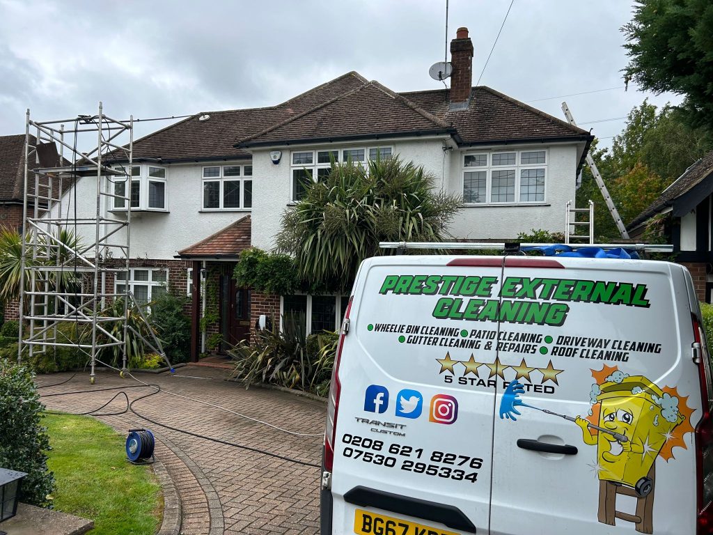 roof cleaning and moss removal in surrey - before roof cleaning and moss removal in surrey - before