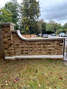 Gate Wall - After Brick Cleaning