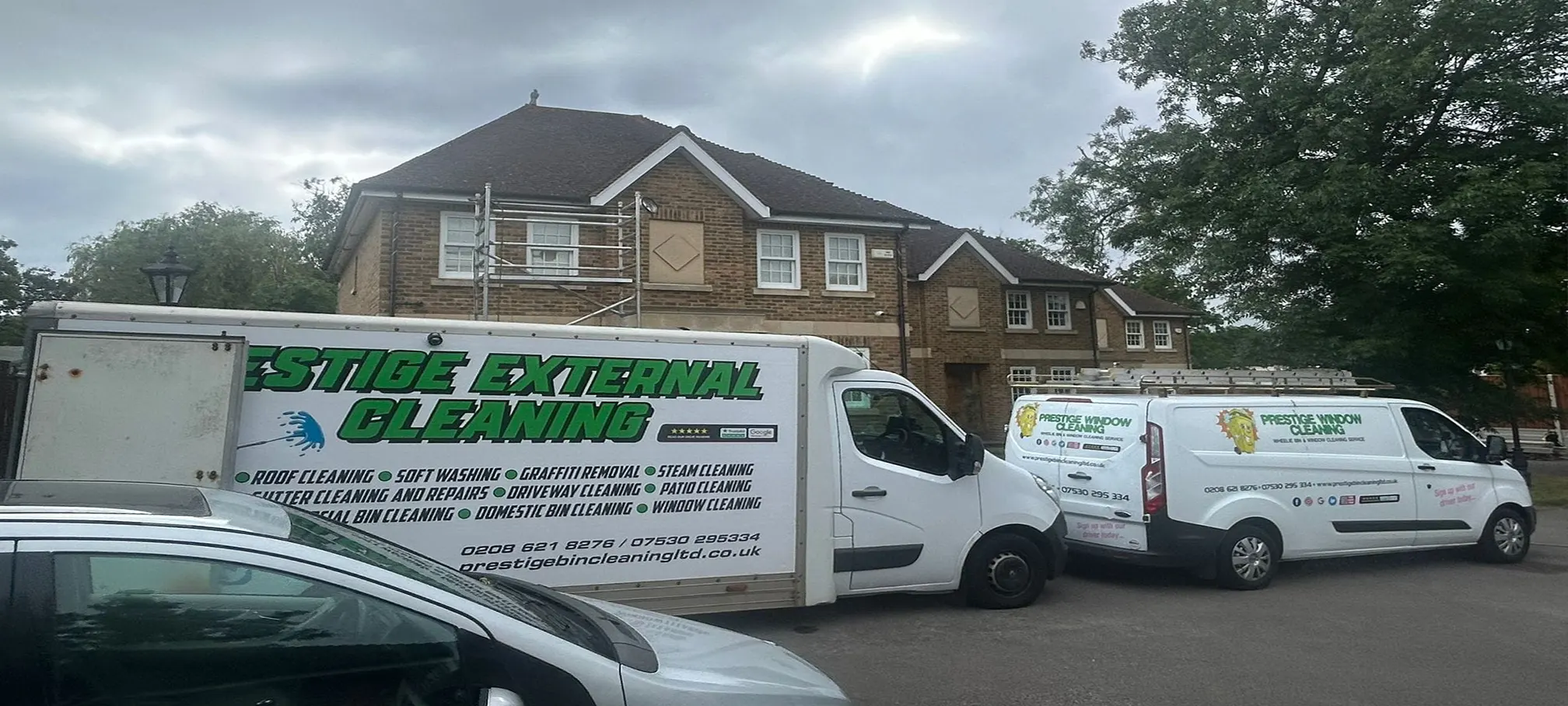 Roof Cleaning before
