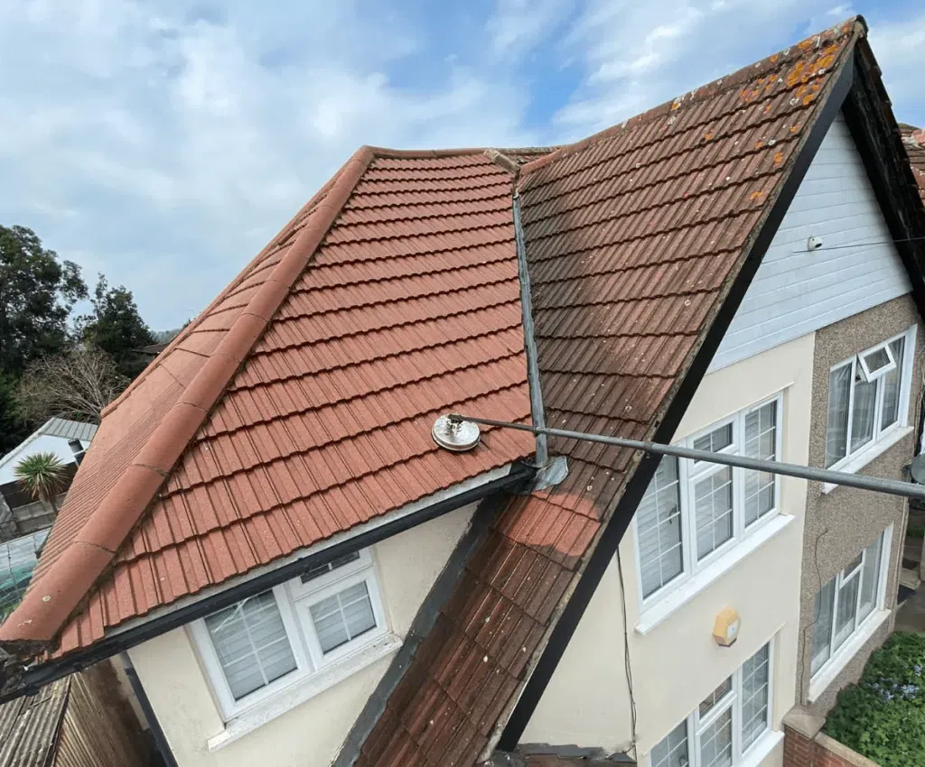 Roof Cleaning moss removal in surrey