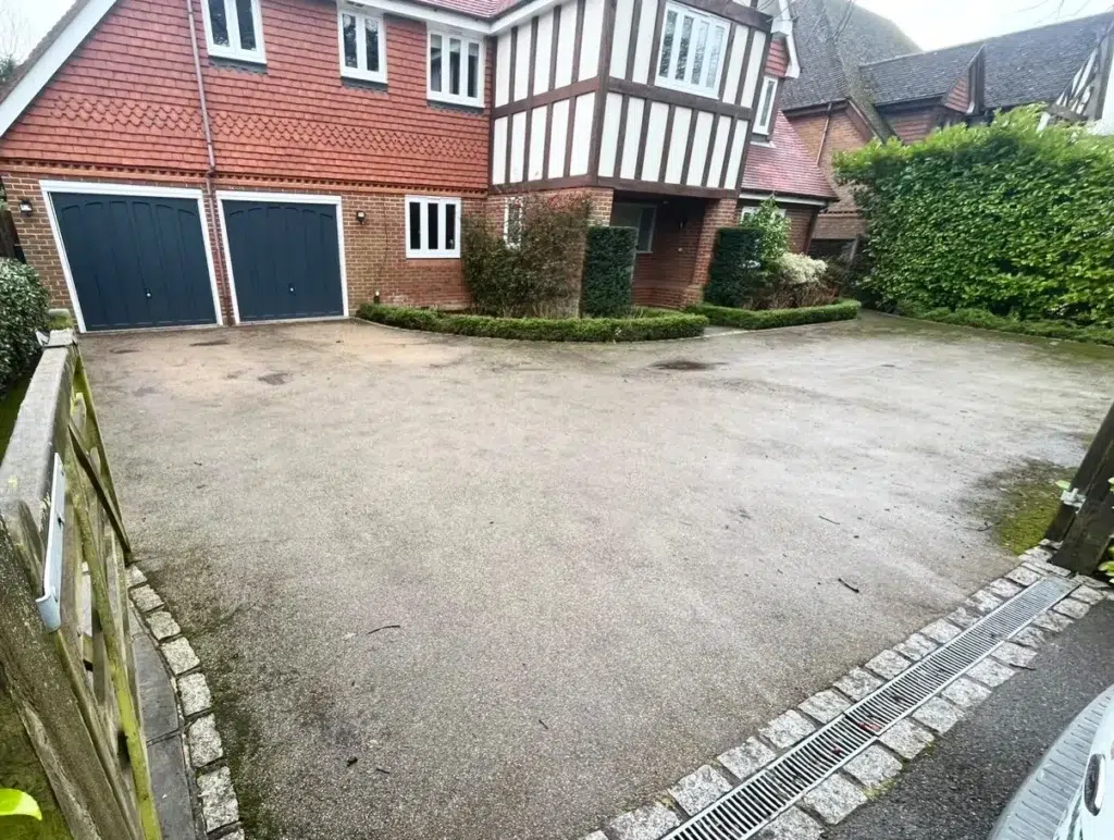 Before Driveway Cleaning in Woking