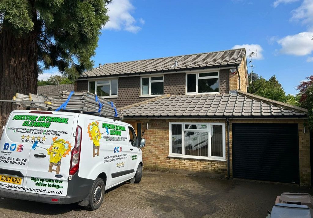 After Prestige Bin Cleaning roof clean in Barnet