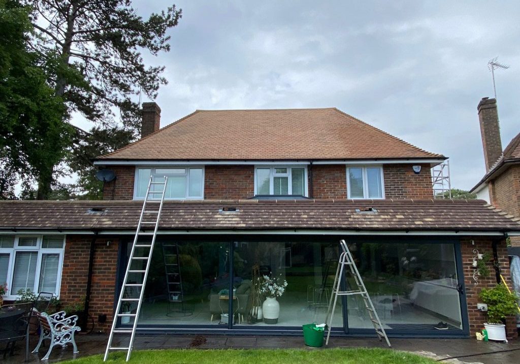 After Roof Cleaning in Esher