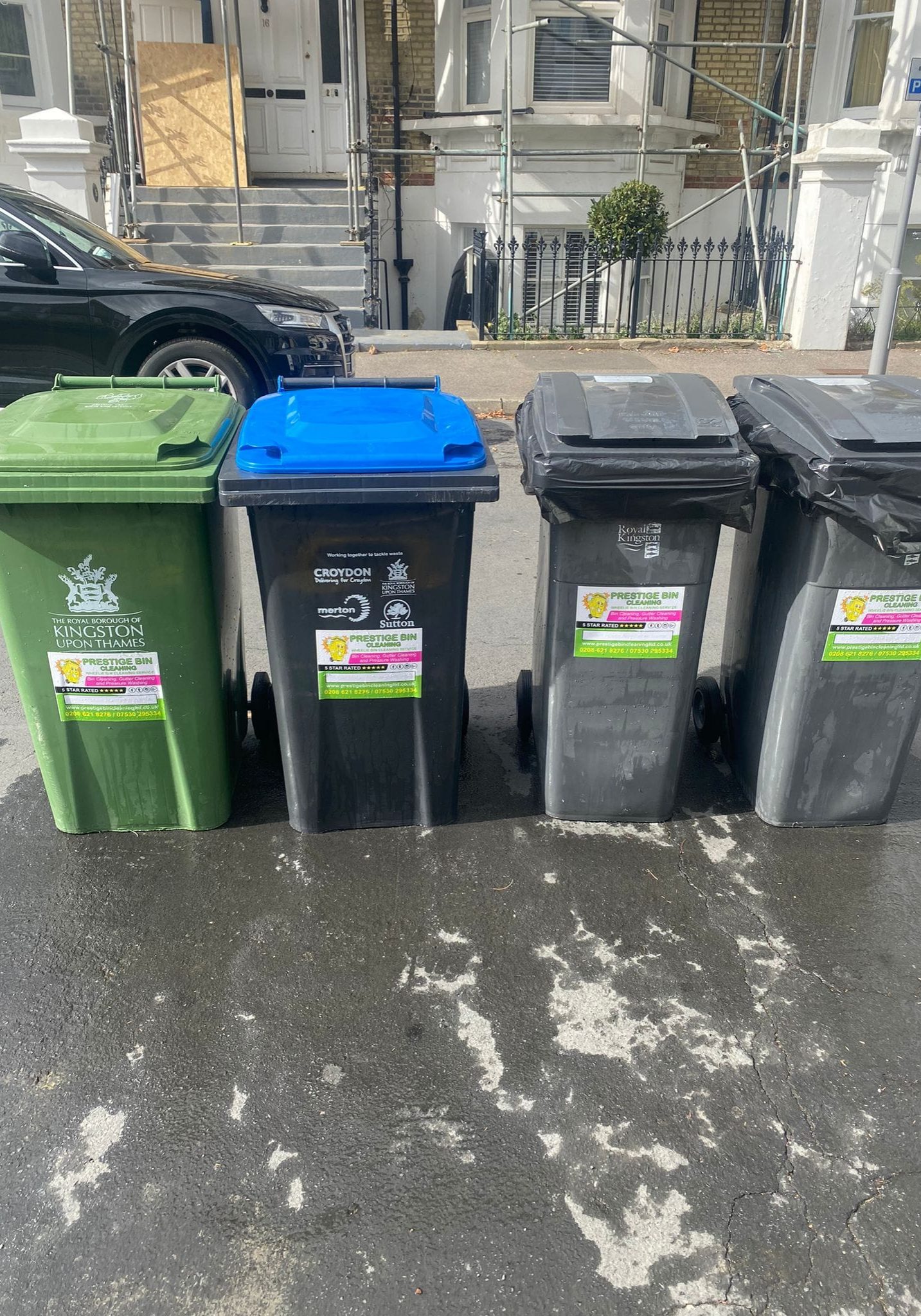 Domestic bins germ free across London with Prestige Bin Cleaning