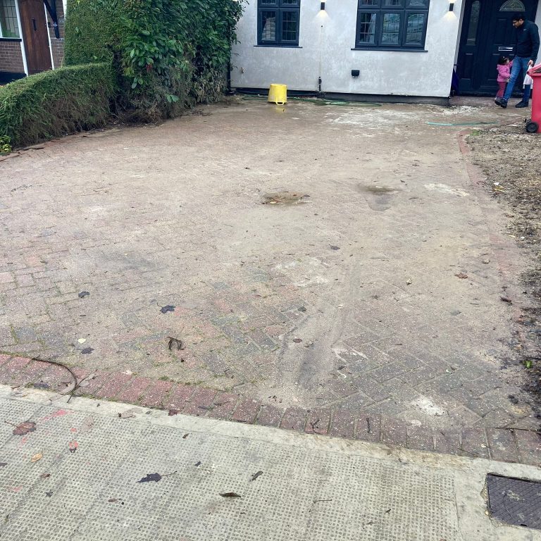 Driveway Cleaning - cement cleaning services